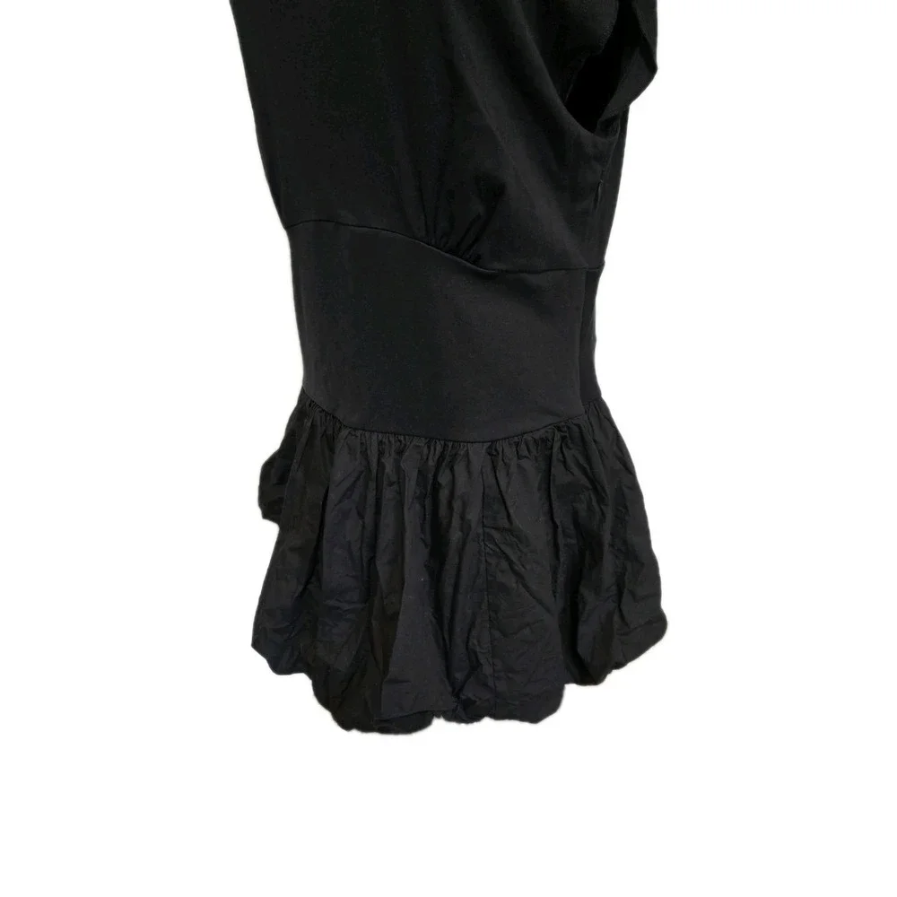 J.‎ Crew Bubble Hem Mini Dress Size 2X Solid Black